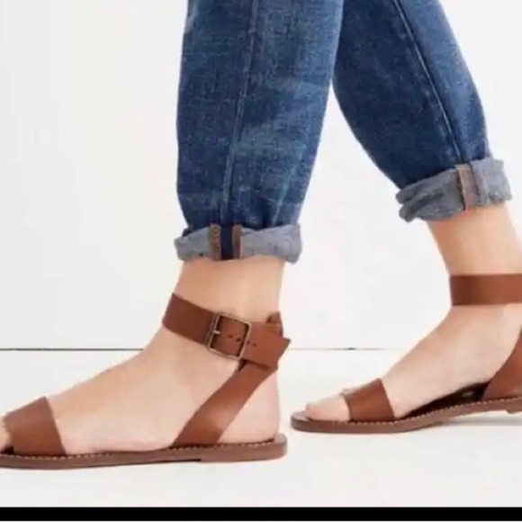 Madewell boardwalk ankle strap sandals brown leather size 6
Sold at buckle - Picture 1 of 7